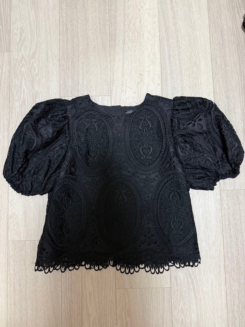 極美品♡TSURU By MARIKO OIKAWA♡ブラックトップス 36