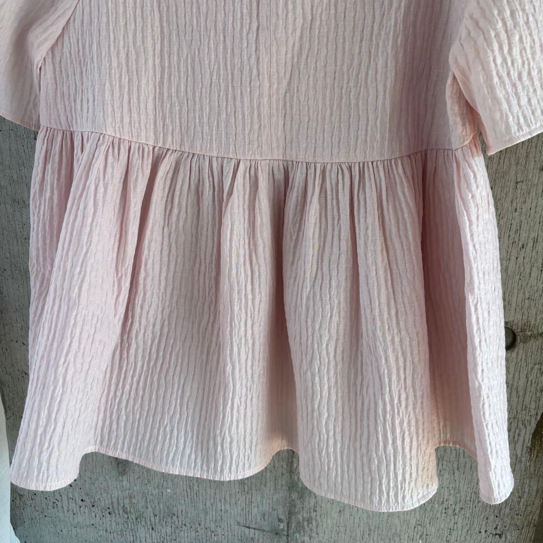 yori⭐︎フクレフレアブラウス(ピンク) 38