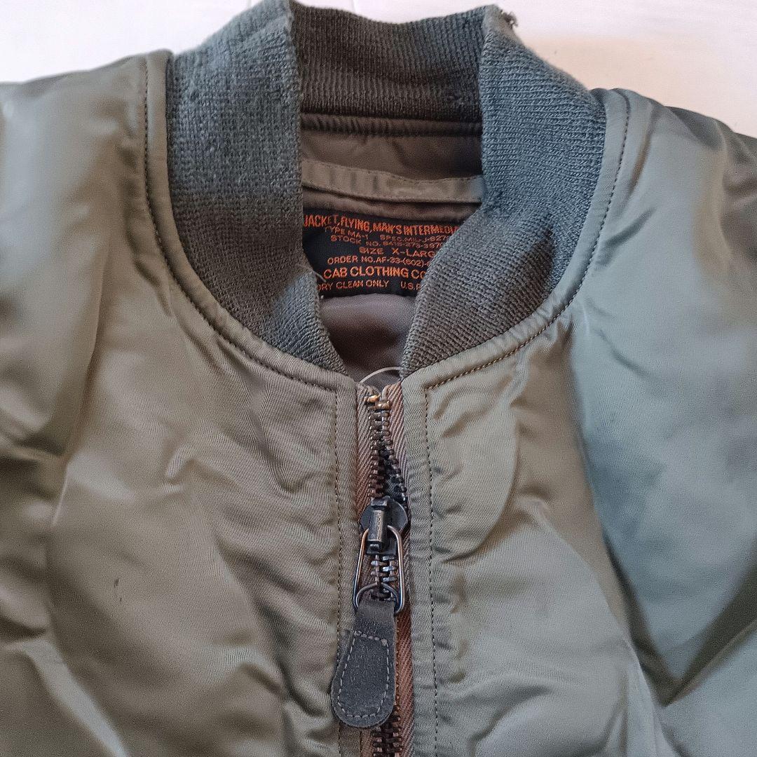 サイズ感3L！CAB CLOTHING MA-1 CONMARジップ MA-1