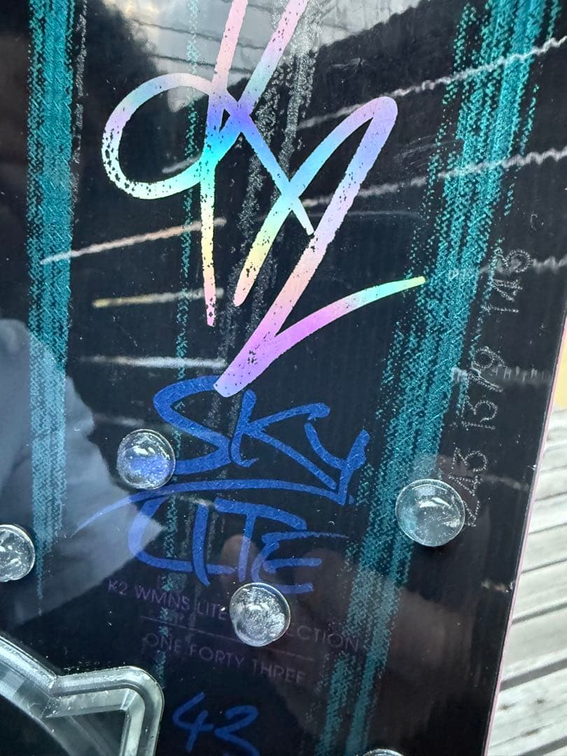 K2 Sky Lite スノーボード バインディング付き