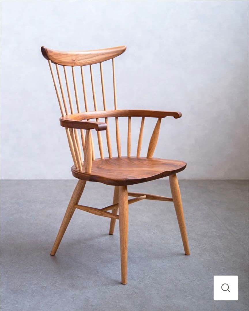 高山ウッドワークス　コームバックアームチェア/ダイニングチェア