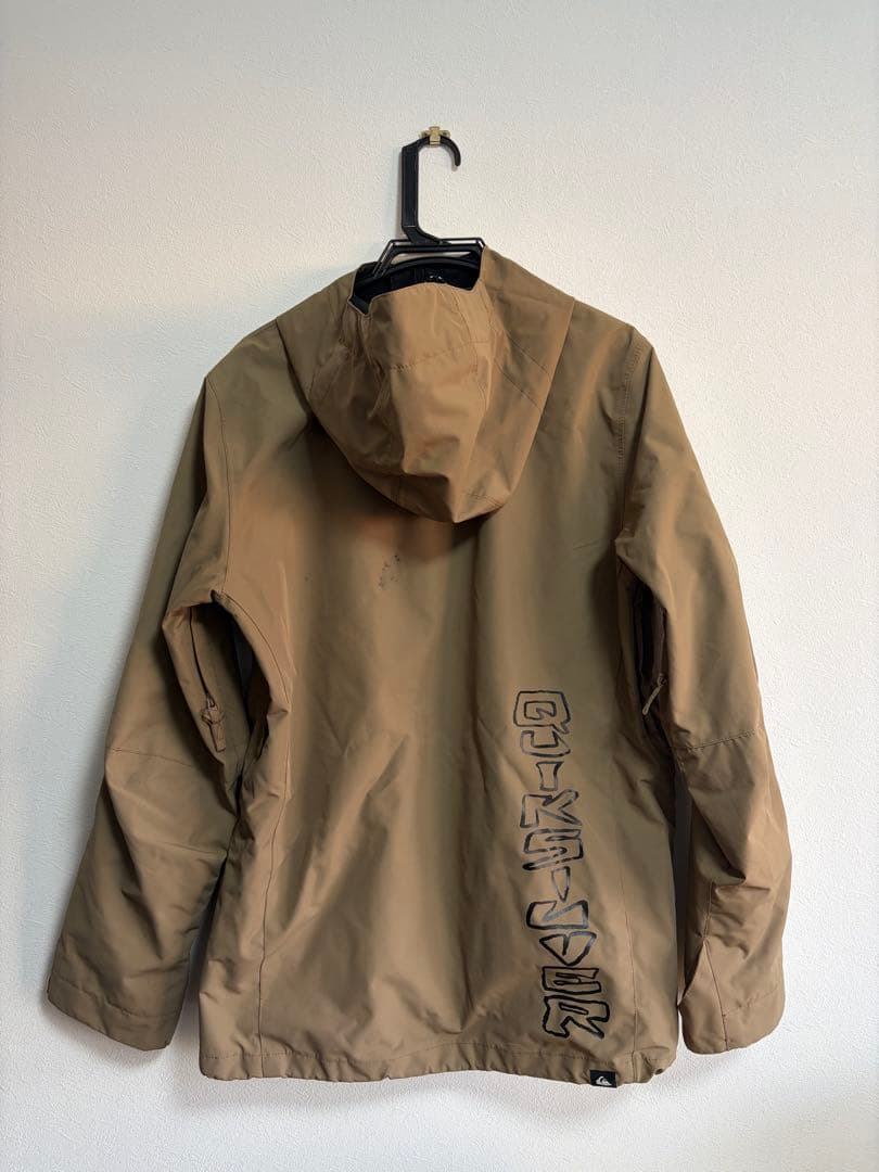 QUIKSILVER スノーボードジャケット ベージュ