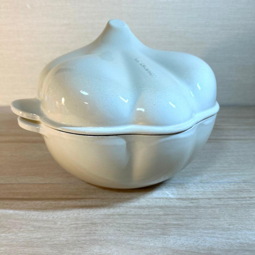 ルクルーゼ　ガーリックココット　ガーリック　両手鍋　鍋　22cm デューン