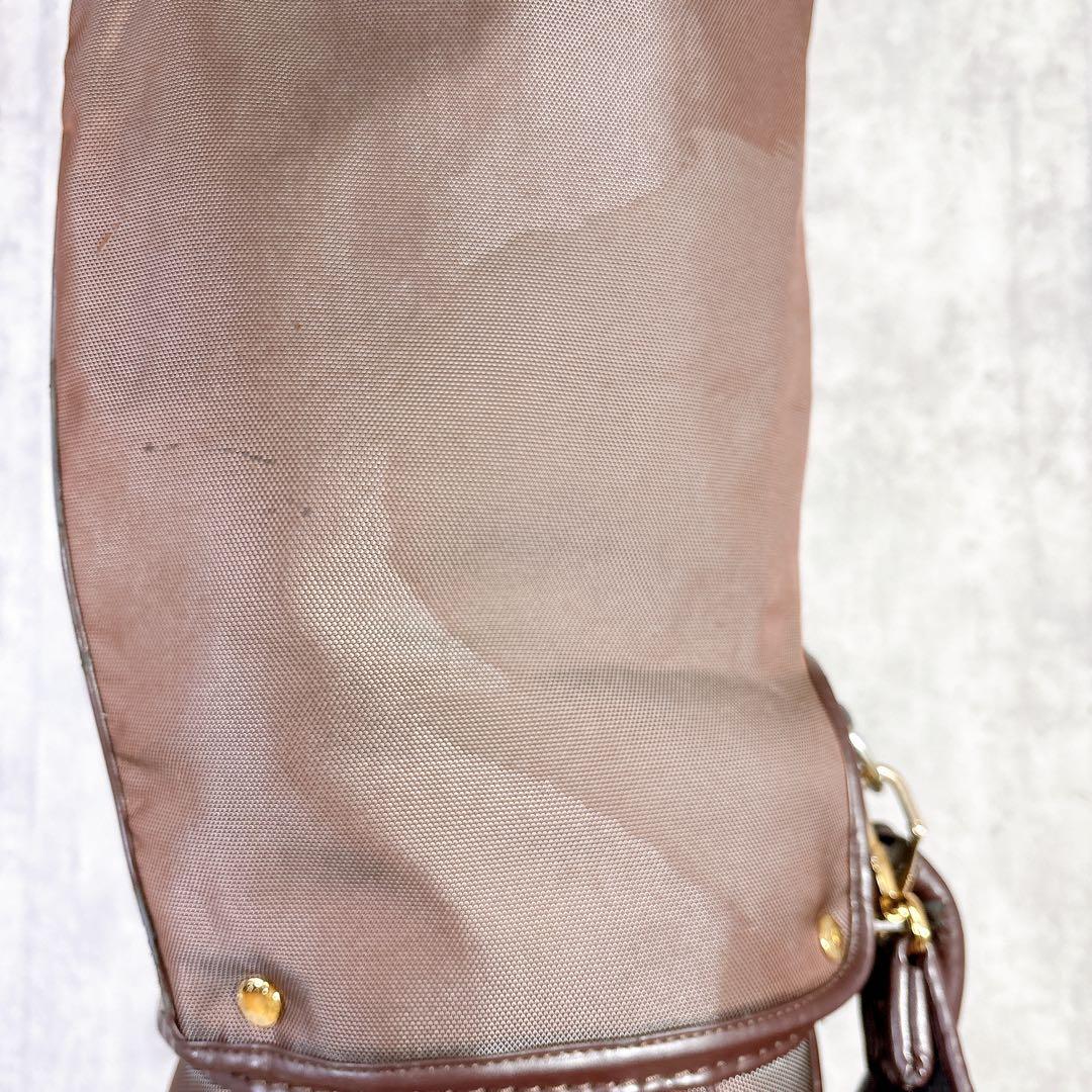 V914 Black&White ブラウン キャディバッグ スコティッシュテリア