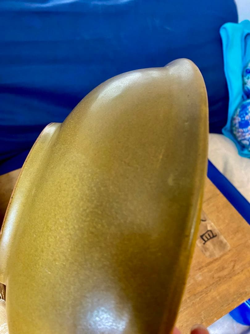 中国元時代青瓷大碗、サイズ約径28cm高さ8cm。