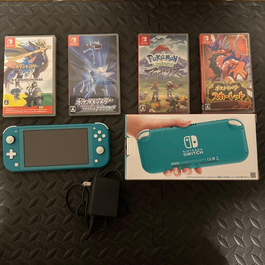 Nintendo Switch Lite ターコイズ 本体 + ゲームソフト多数