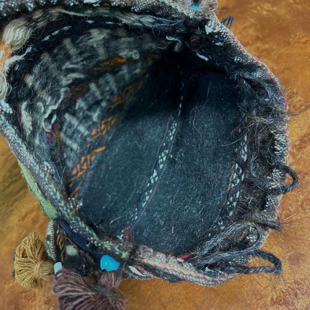 とても古い ホリジンバッグ　ヴィンテージ アンティークキリム トライブルラグ