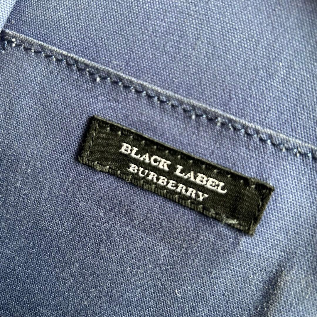 【希少】BURBERRY ブラックレーベル　ブラック　レザー　ボディバッグ 黒