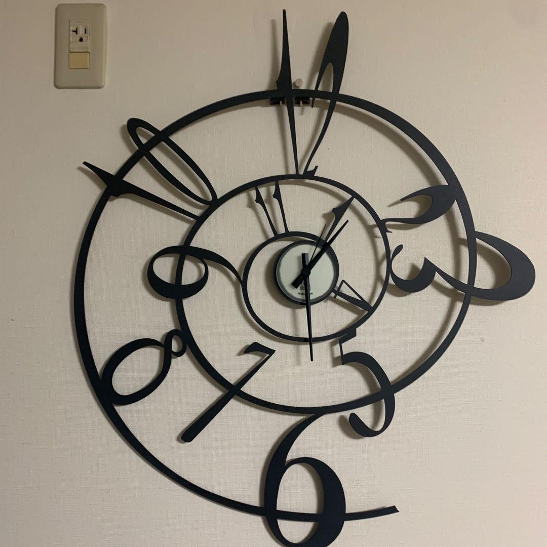 美品Arti & Mestieri アイアン 掛け時計 アルティエメスティエリ