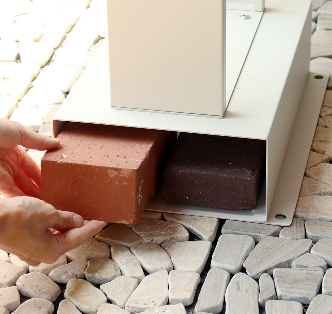 MJ PT AD　スタンドポスト　郵便ポスト　グレー