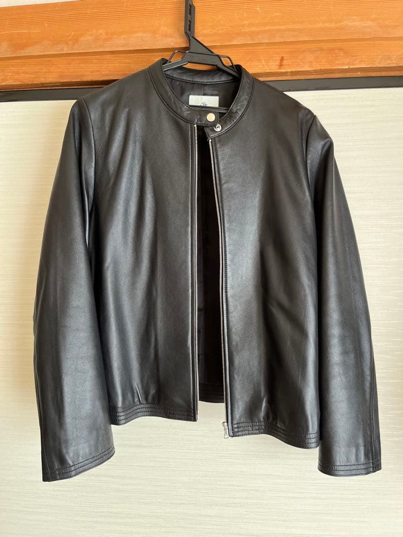 ナノユニバース　羊革　ラムレザー　ジャケット