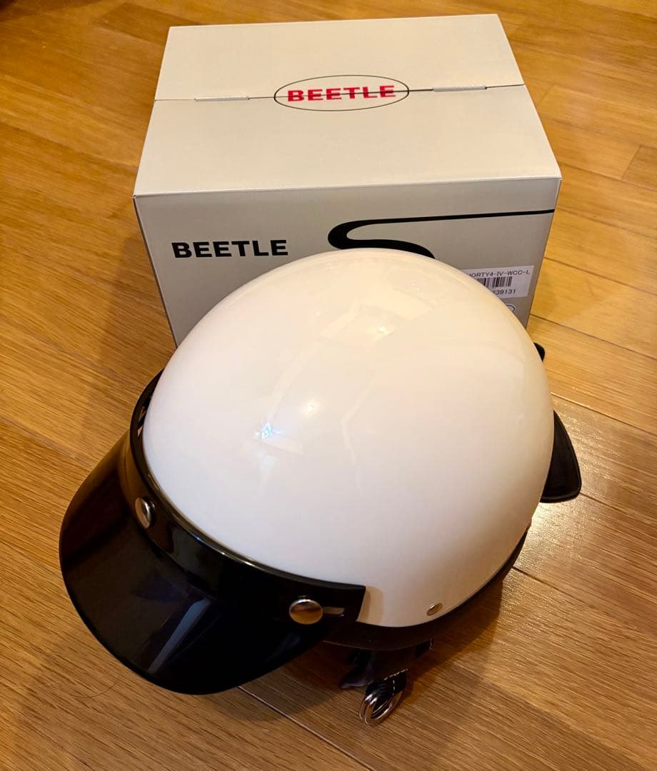 オーシャンビートル　ショーティ4LサイズBEETLE SHORTY4 アイボリー