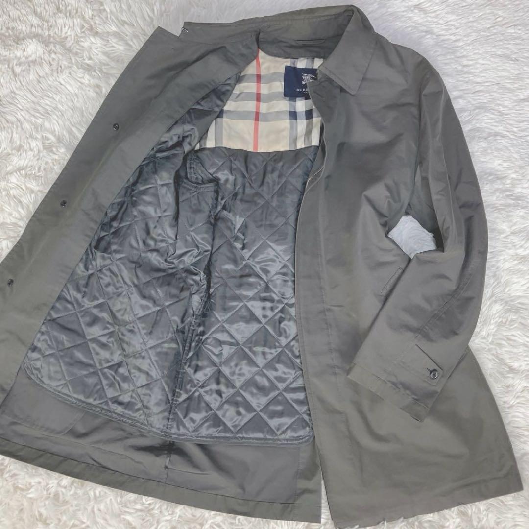 ✨バーバリー ノバチェック メガ ステンカラーコート 比翼 ライナー付 2way