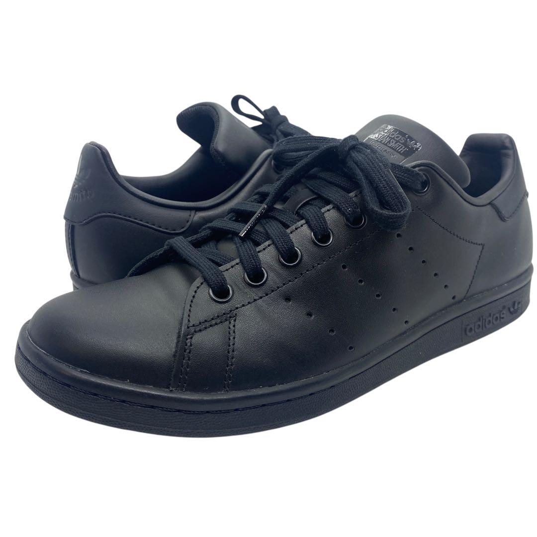【美品】 adidas アディダス　26cm スタンスミス M20327 黒色