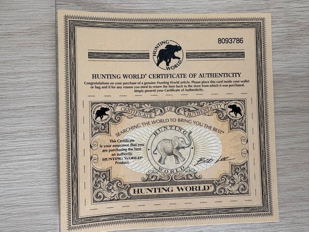 【美品】HUNTING WORLD SAFARI ボストンバッグ