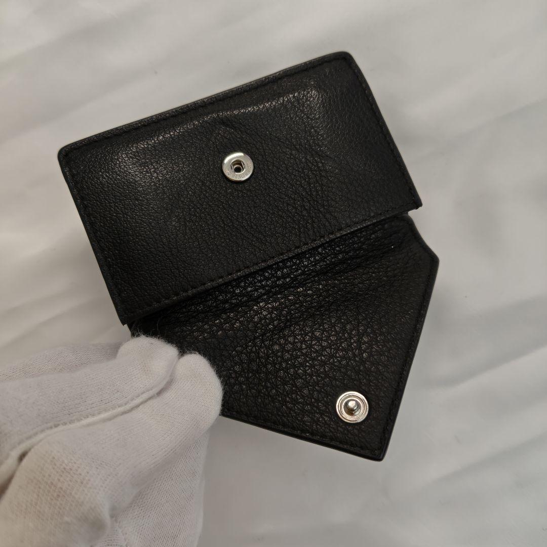 BALENCIAGA ペーパーミニウォレット 折り財布 ブラック