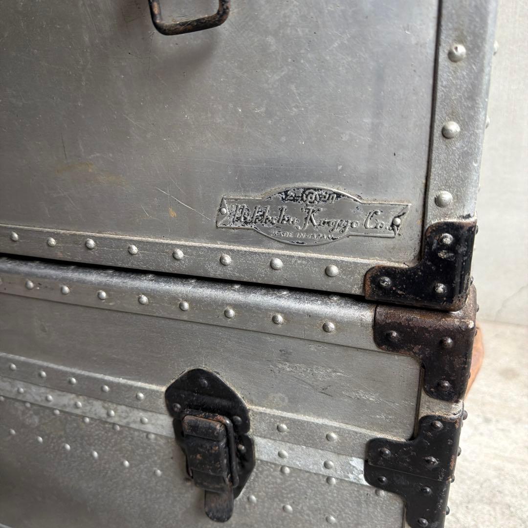 オールドヴィンテージ　nikkoku kogyo アルミトランクケース