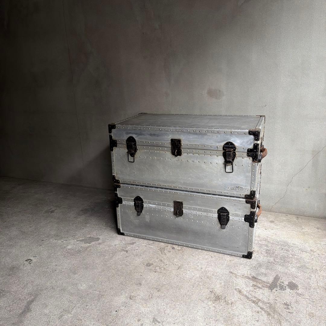 オールドヴィンテージ　nikkoku kogyo アルミトランクケース