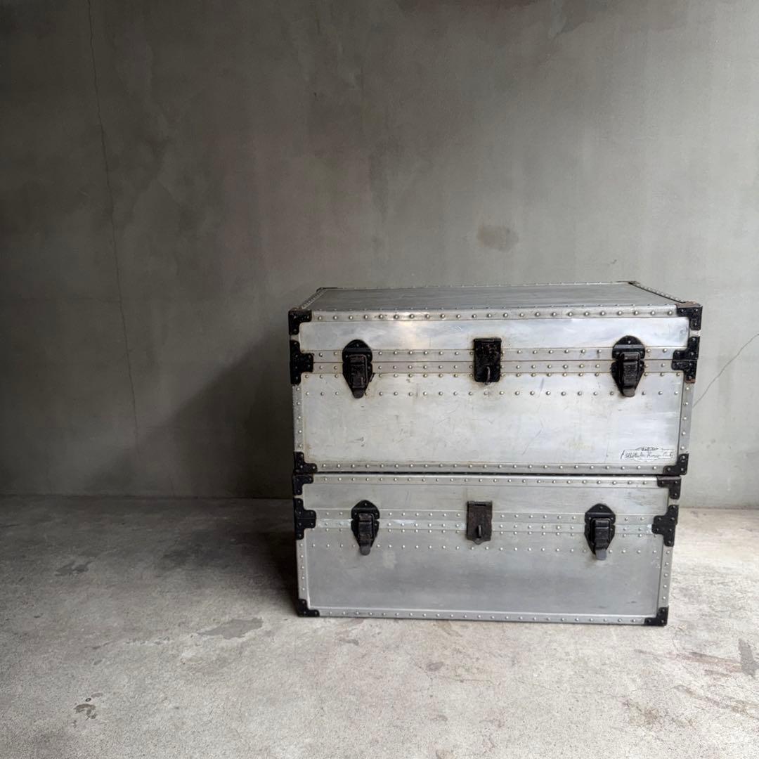 オールドヴィンテージ　nikkoku kogyo アルミトランクケース