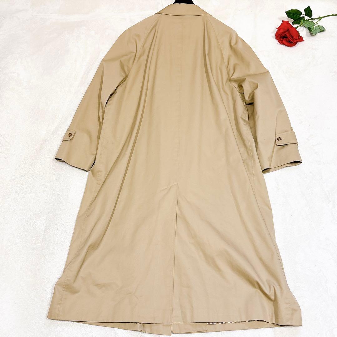 新品同様✨　アクアスキュータム　ステンカラーコート　ベージュ　メンズ　46