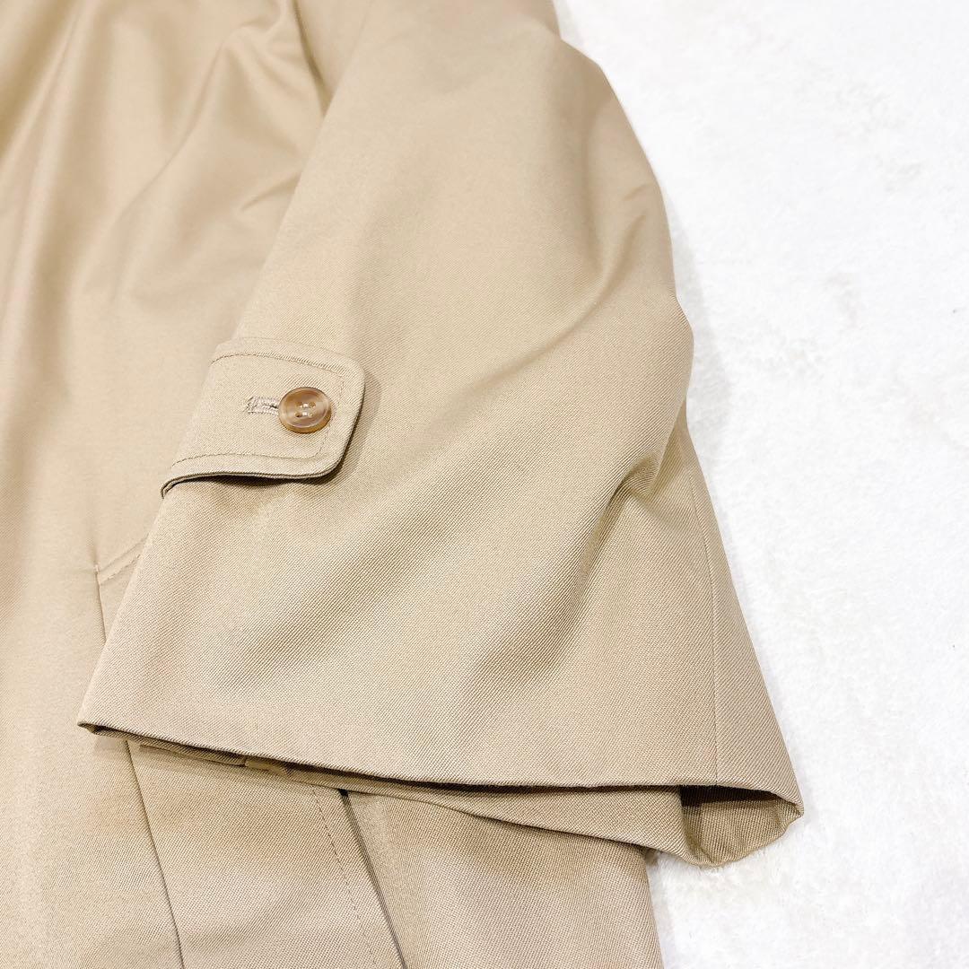 新品同様✨　アクアスキュータム　ステンカラーコート　ベージュ　メンズ　46