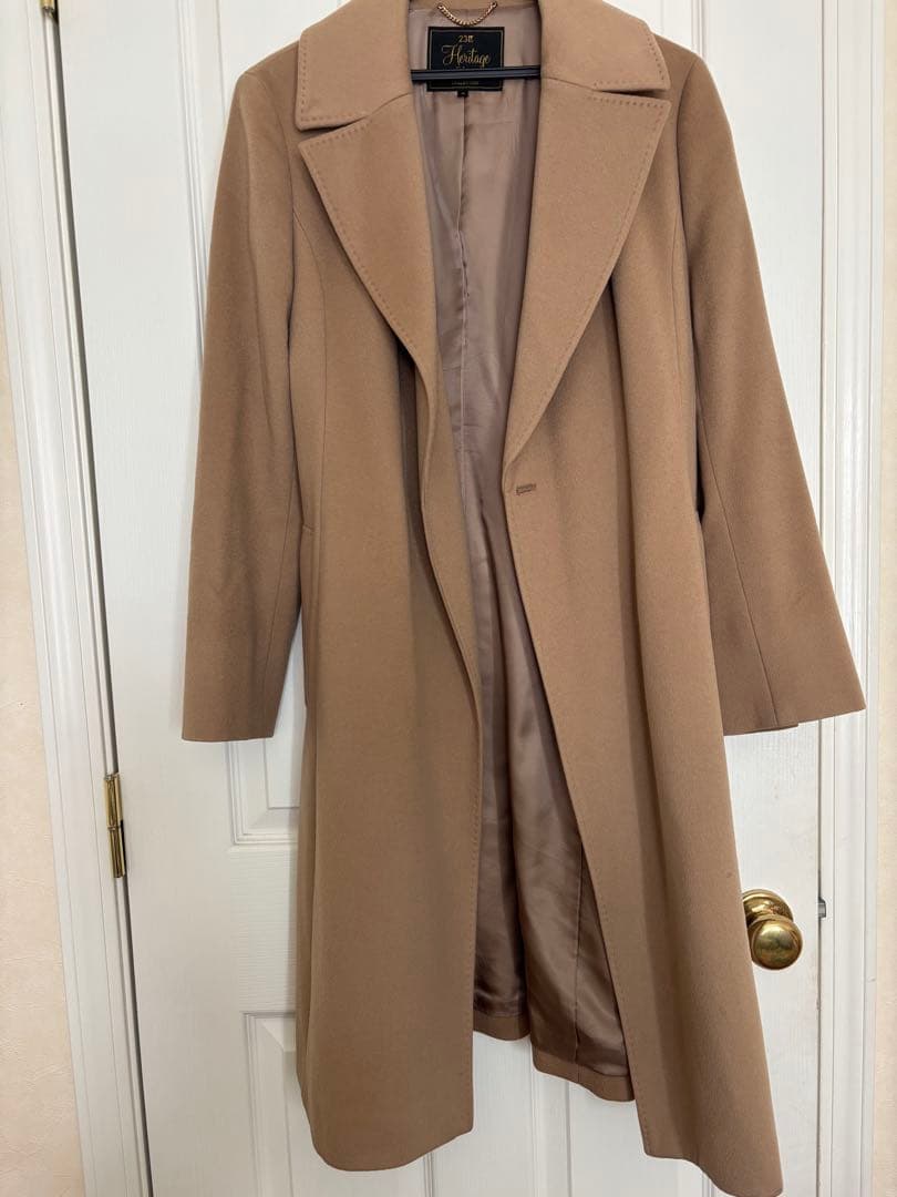 ロロピアーナウールロングコート 23区