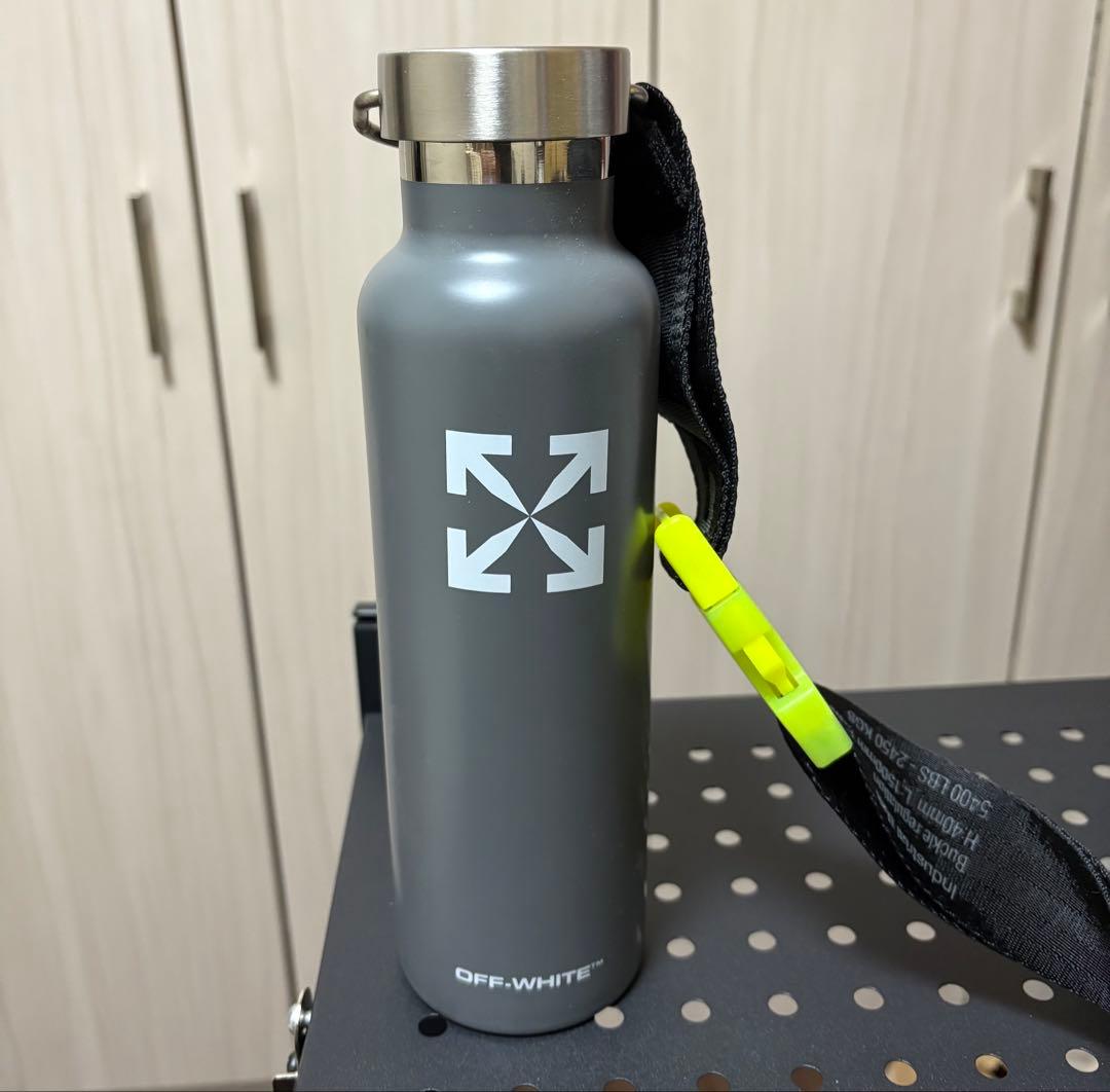 OFF-WHITE 水筒 ／ウォーターボトル　グレー