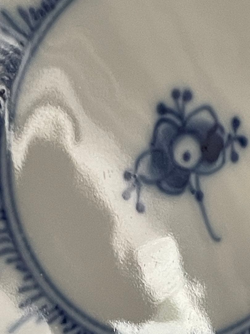 ロイヤルコペンハーゲン ブルーフルーテッド ハーフレース ディーププレート