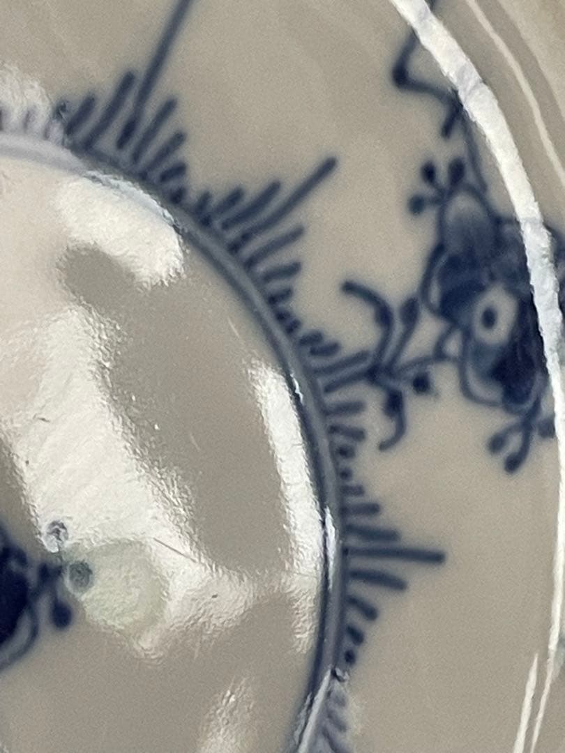 ロイヤルコペンハーゲン ブルーフルーテッド ハーフレース ディーププレート