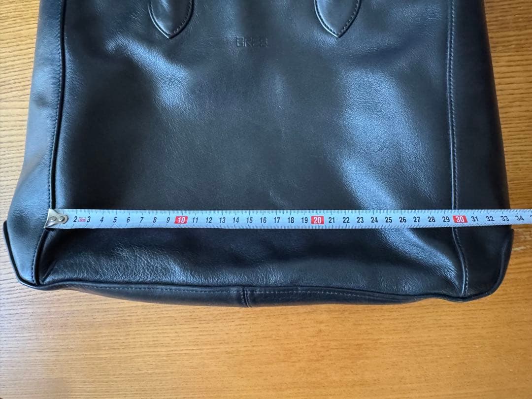 【とも】BREE 本革レザートートバッグ 黒 A4可