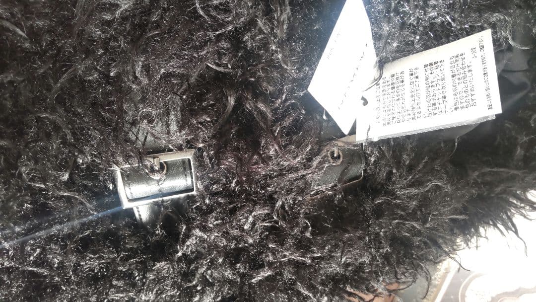 プロフ必読 様 LONG FAUX FUR BELTED ジャケット