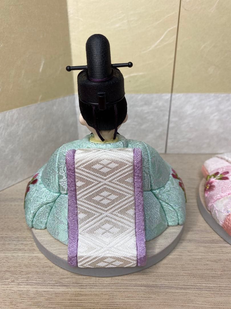 東京久月　木目込人形　ほのか　親王飾り・頭：杉田明十志　原作・木目込：新井久夫