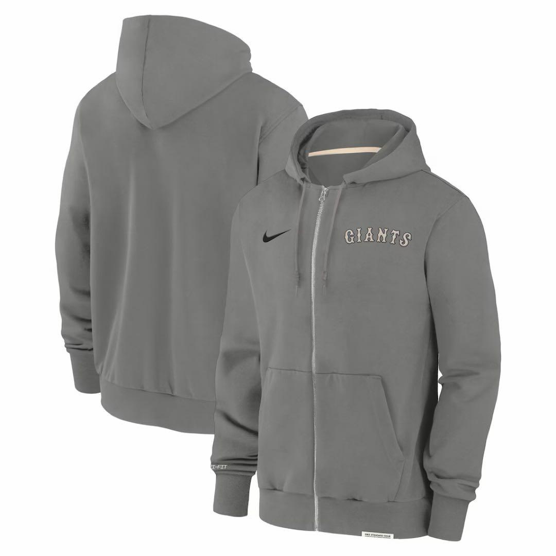 読売ジャイアンツ ナイキ グレー プレーヤートラベルフーディー XL