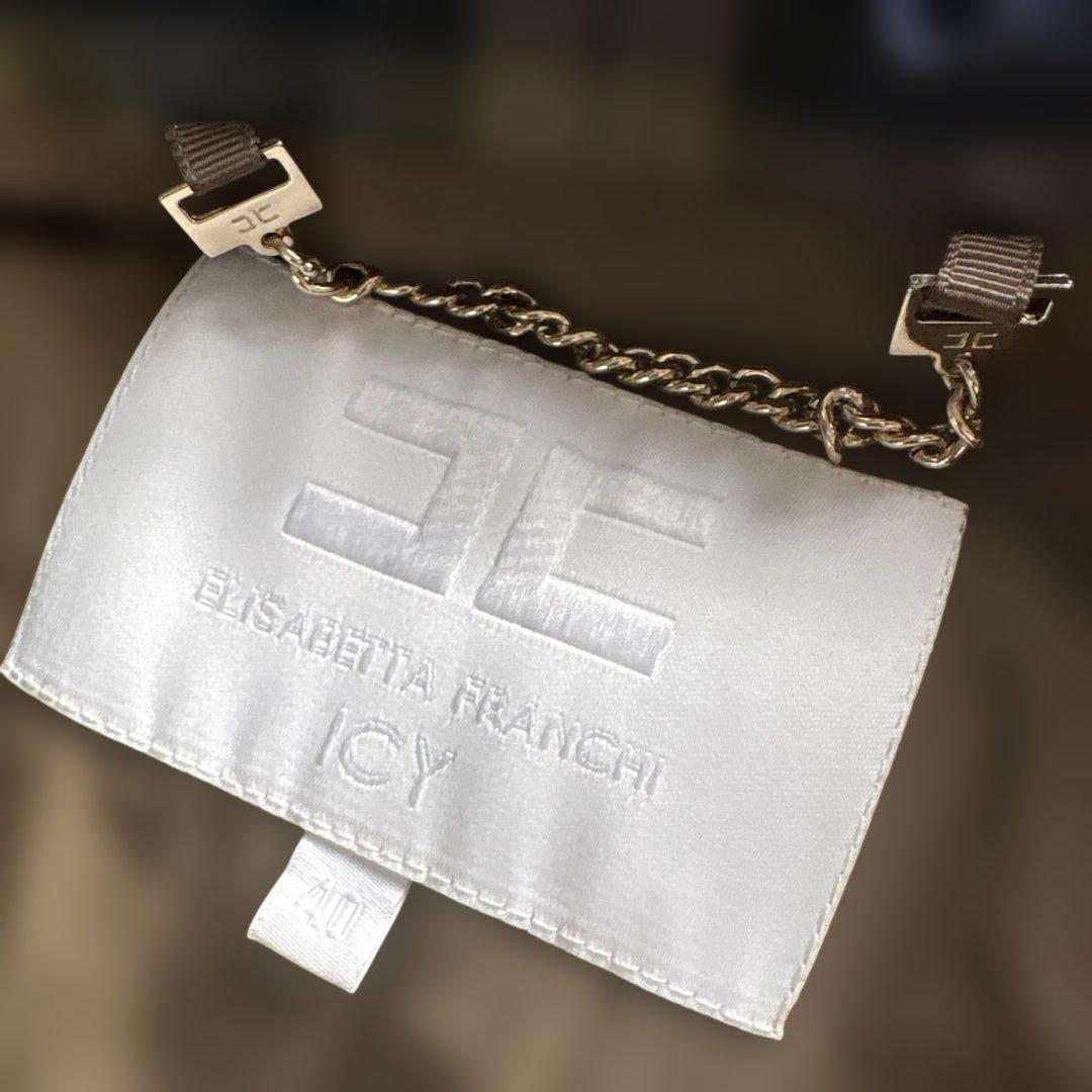 【美品】定価12万/大きい/エリザベッタフランキ/Aライン/ドレスコート/ダウン