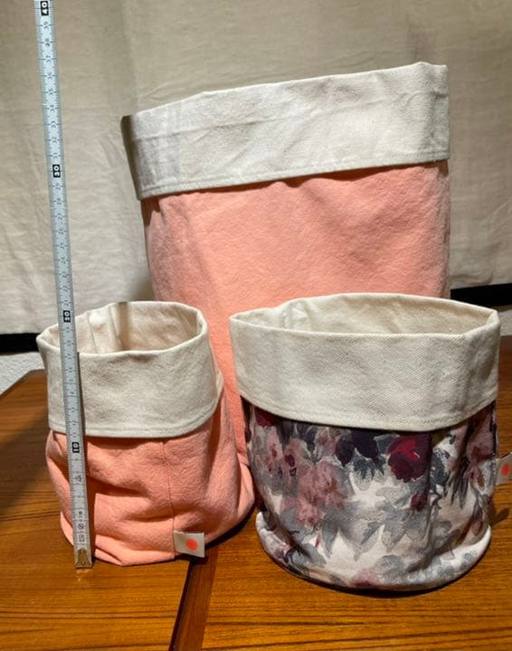 ★値下げLA CERISE SUR LE GATEAU 布バスケット　3つセット