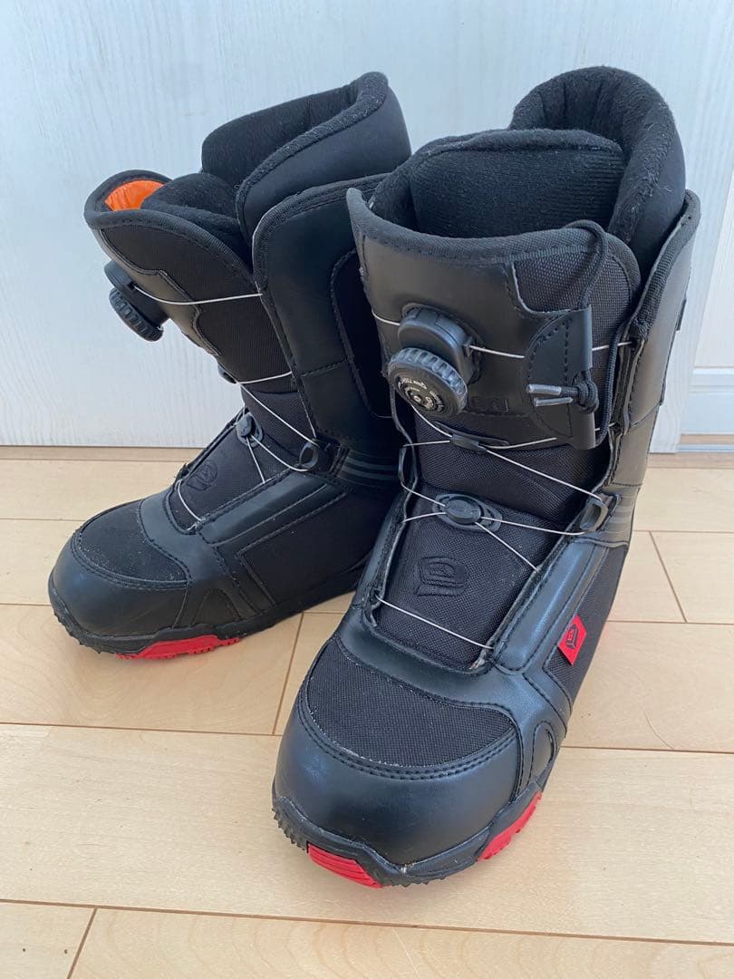 DIVISION スノーボードブーツ BOAシステム 黒/赤　27.0cm