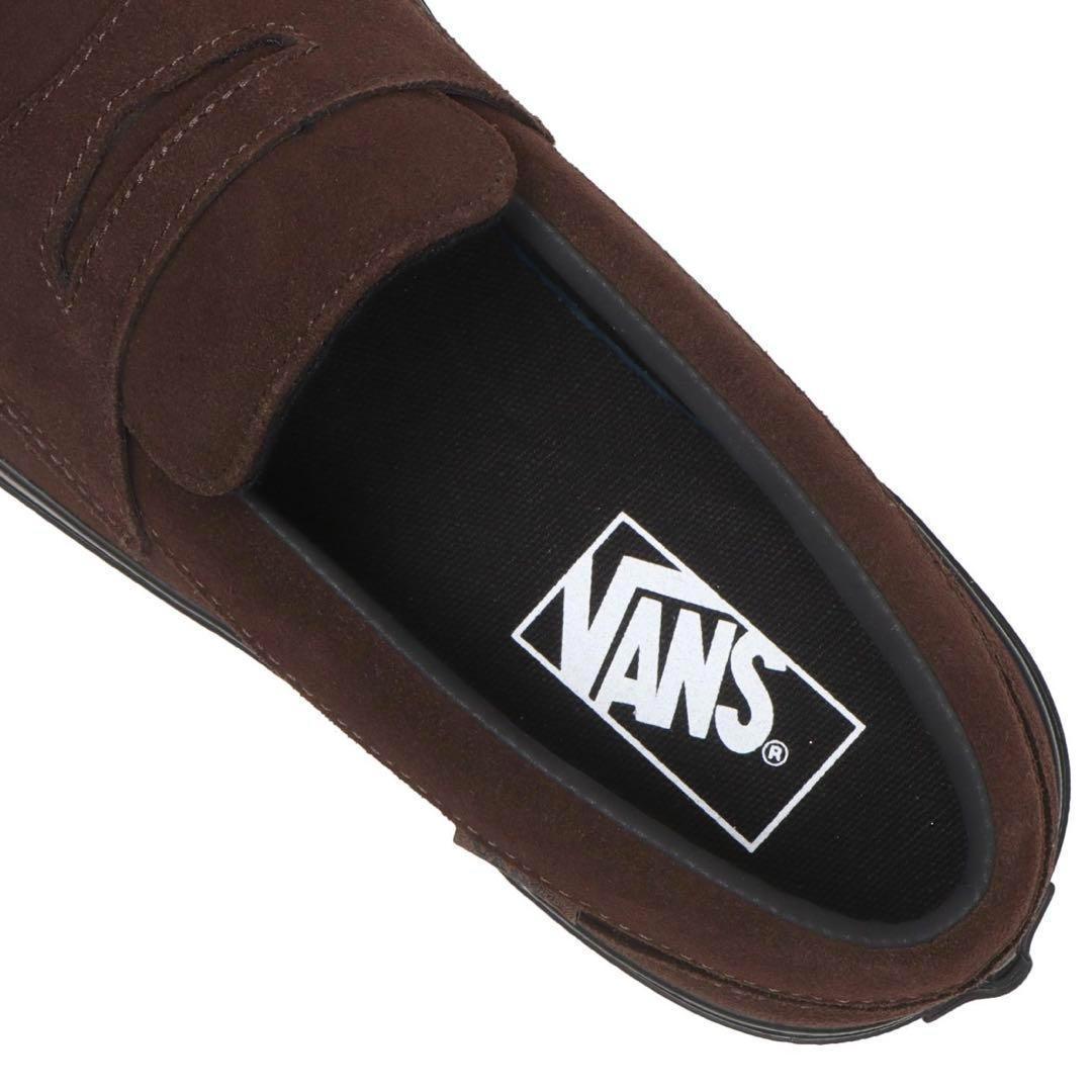 VANS バンズ ヴァンズ ローファー スエード ブラウン 24.0cm a2