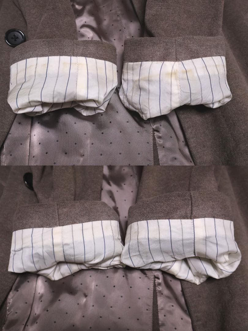 銀座 和光 × エルメネジルド ゼニア Wネーム 80万↑ シルク100％コート