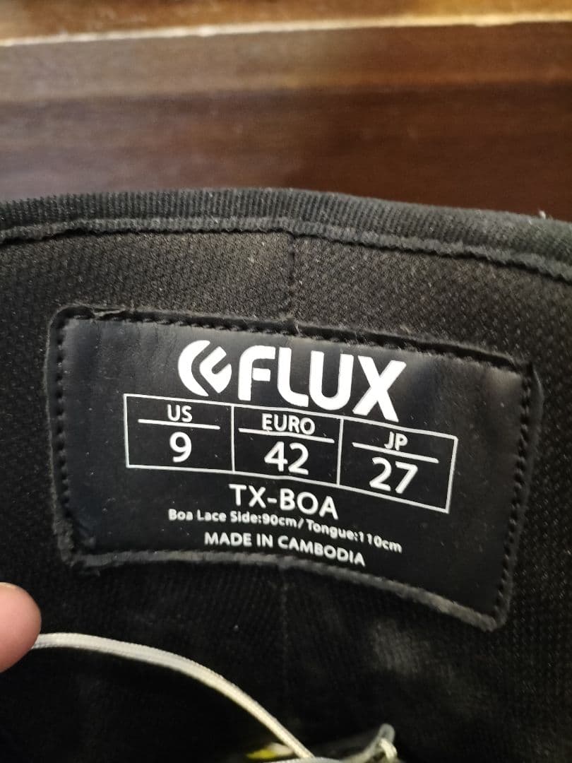 FLUX TX-BOA 27センチ スノーボードウェア