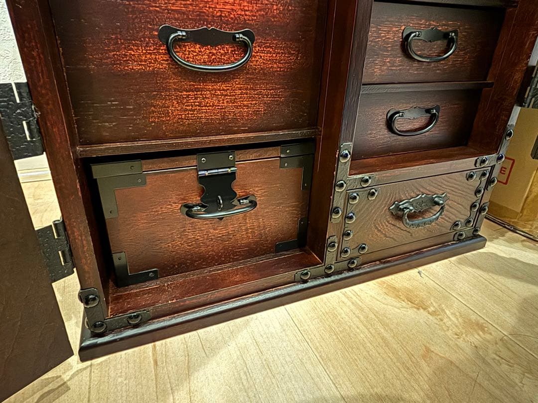 金庫 和風 レトロ 小物入れ