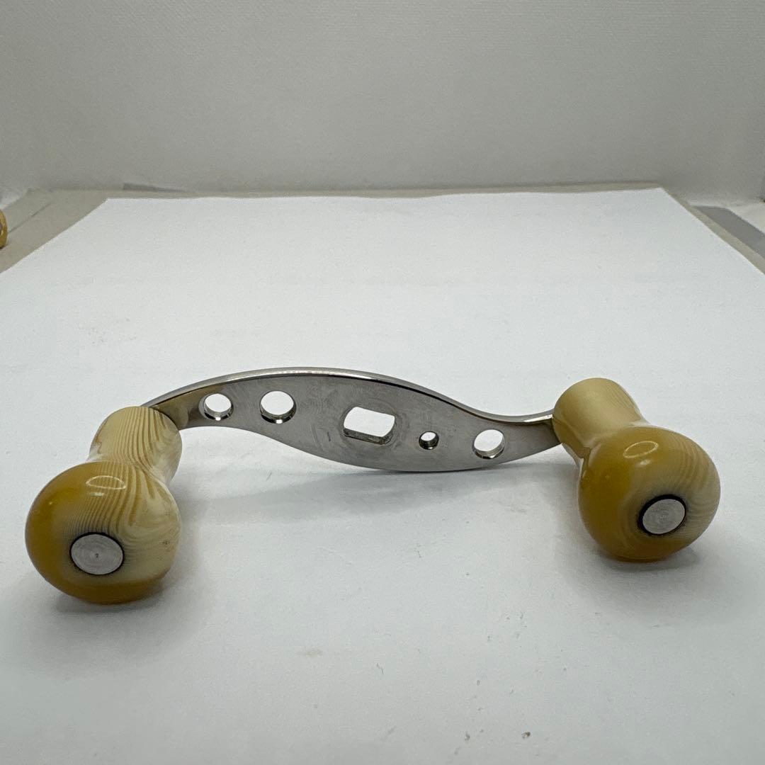 と*ま様 ベイトリールハンドル セット シルバー ゴールド