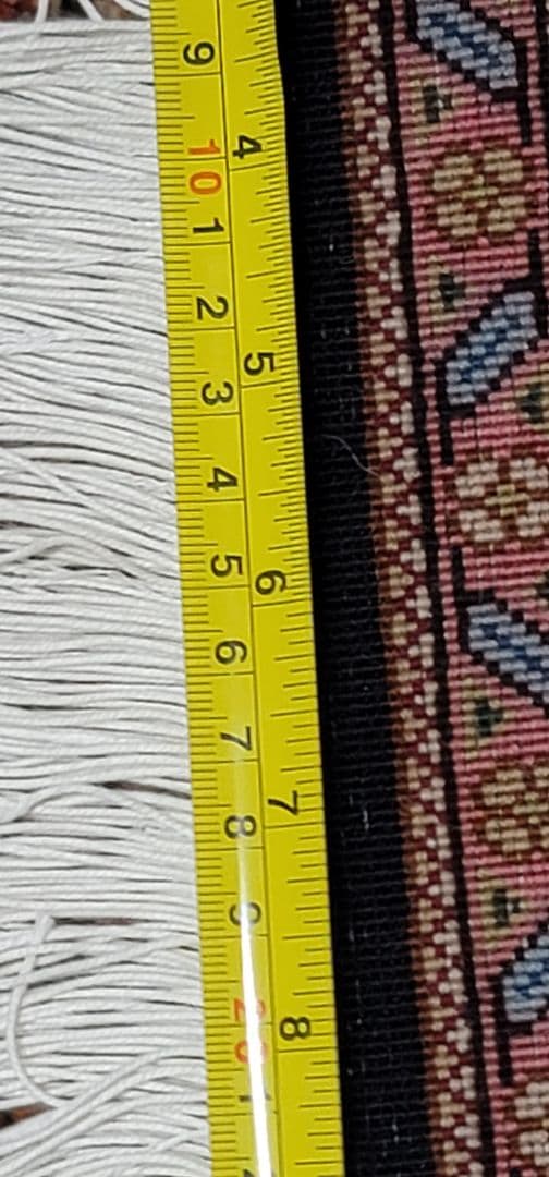 ペルシャ絨毯 タブリーズ産 マヒ柄 シルクとウールサイズ:297cm×201cm