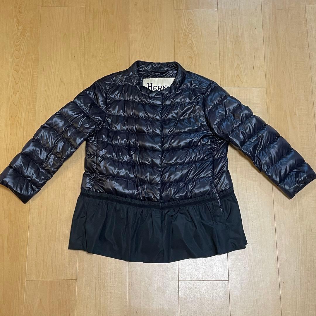 Herno ブラック　ダウンジャケット　40サイズ