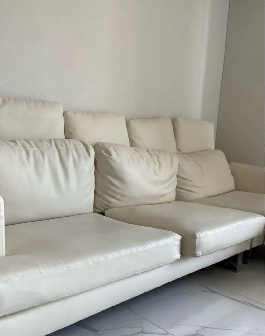 【美品】LOWYA ロウヤ　4人掛けソファ　カウチソファ　L字ソファ