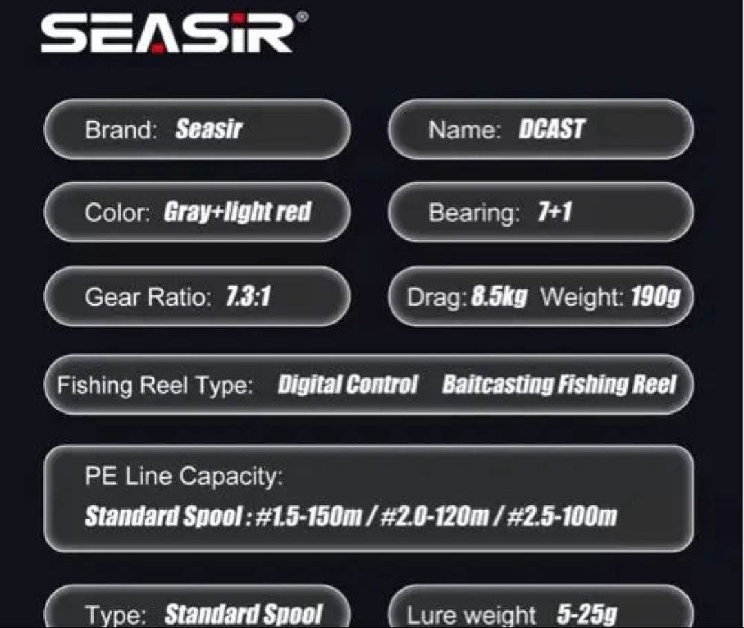 Seasir DCAST DCリール