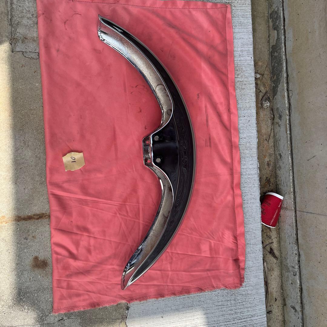 Z1 Z2 KZ900 純正　再メッキ　フロントフェンダー　美品　01