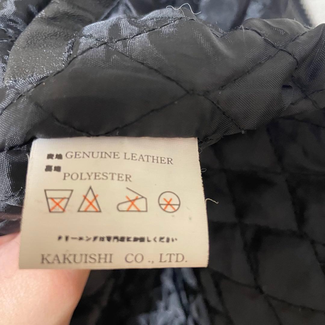 Horn Works 本革　シングルライダースジャケット　サイズS