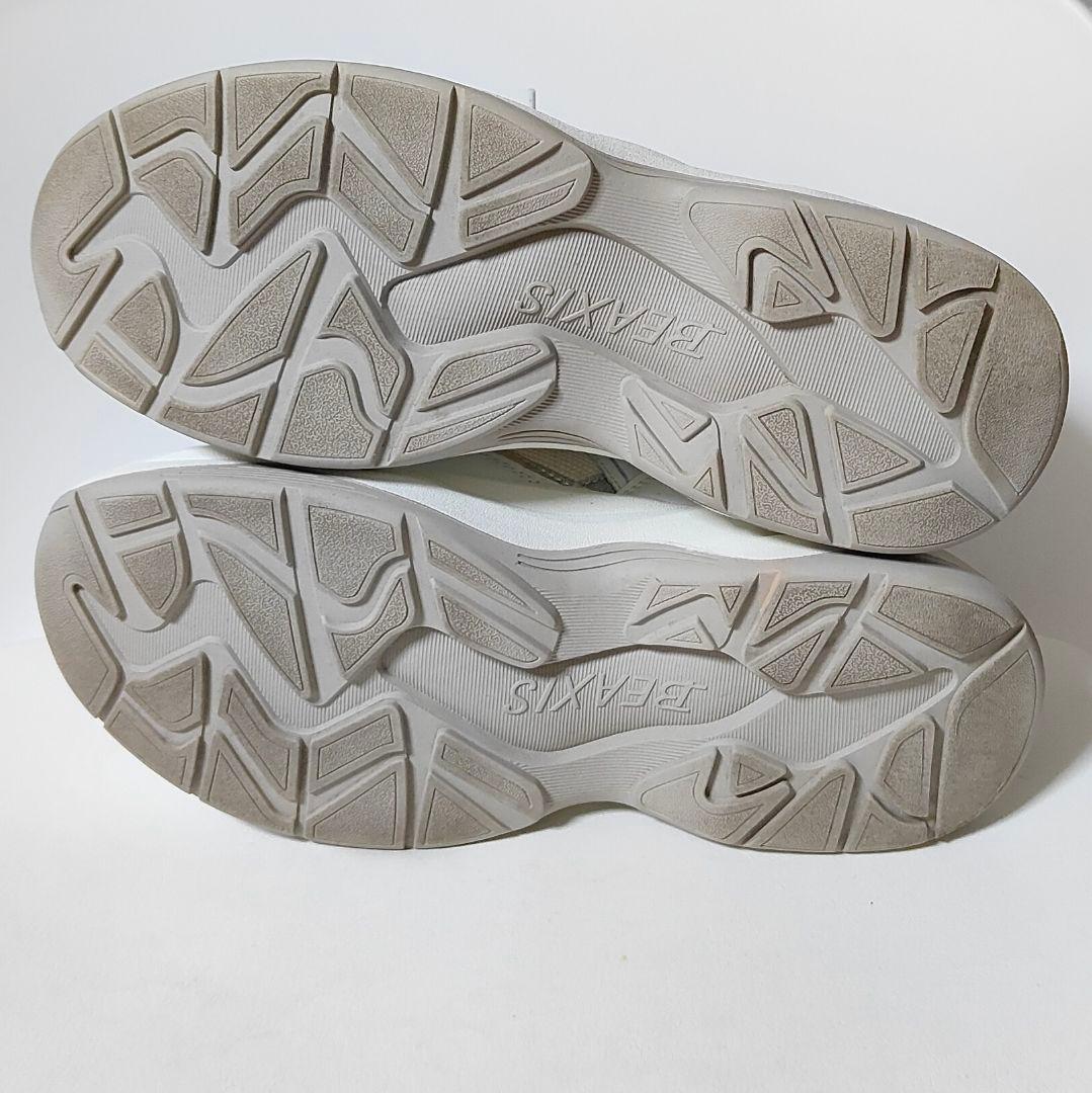 【美品】ビーアクシス BEAXIS ウエイトコア L 24.5㎝〜25.0㎝　白