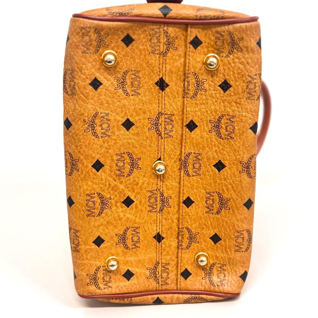 エムシーエム　MCM　ミニボストンバッグ　ハンドバッグ　ヴィセトス柄