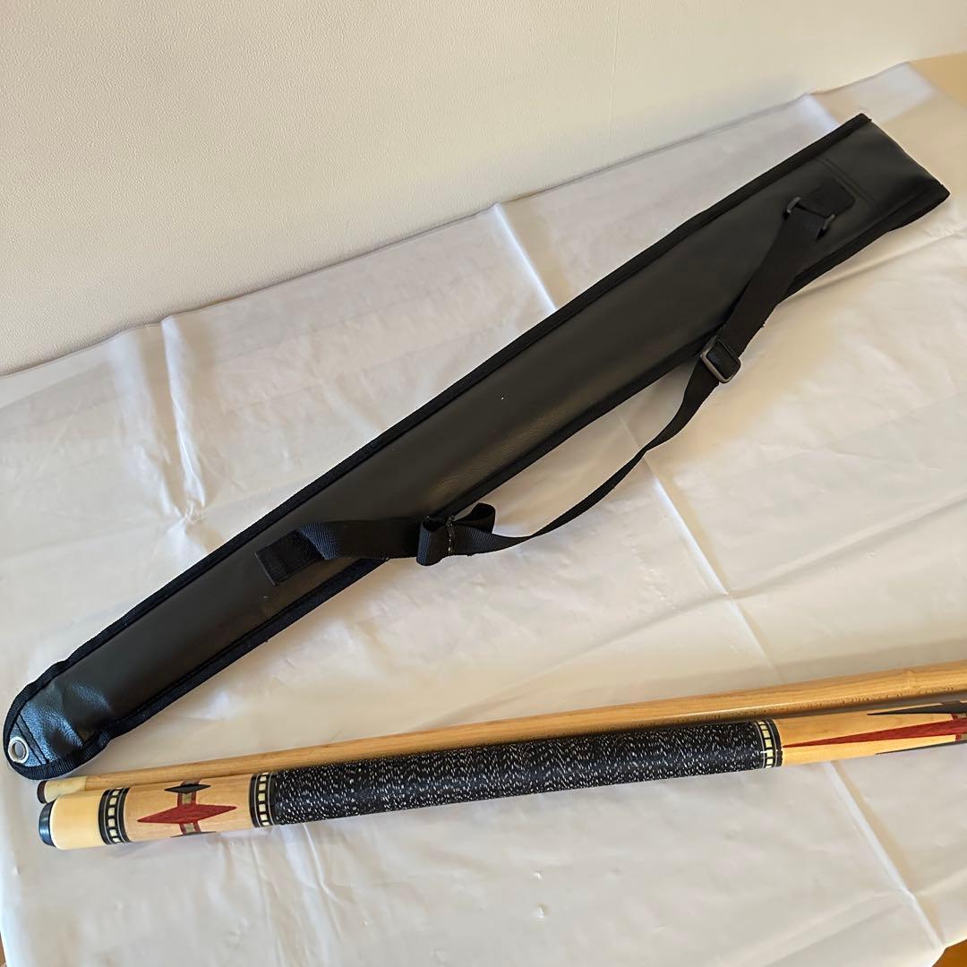 ビリヤードキュー　【極美品】ソフトケース付き　メーカー不明